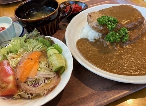 お気に入りのお店ご飯 ハンバーグ